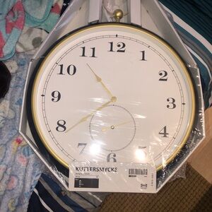 Black and Gold Wall Clock